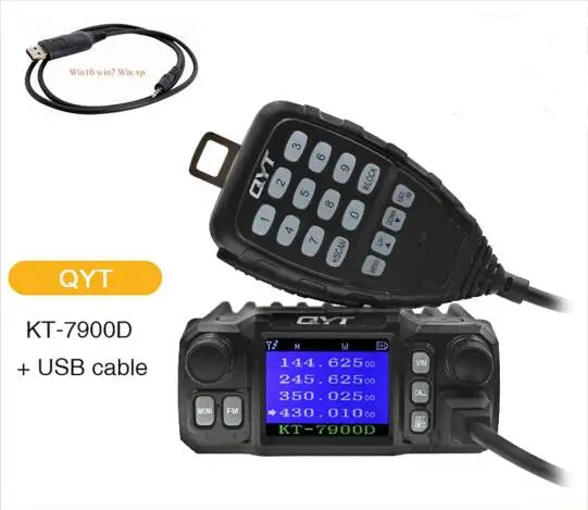 QYT KT7900D 25W Quad Band Mobile Radio 144 220 350 440MHz