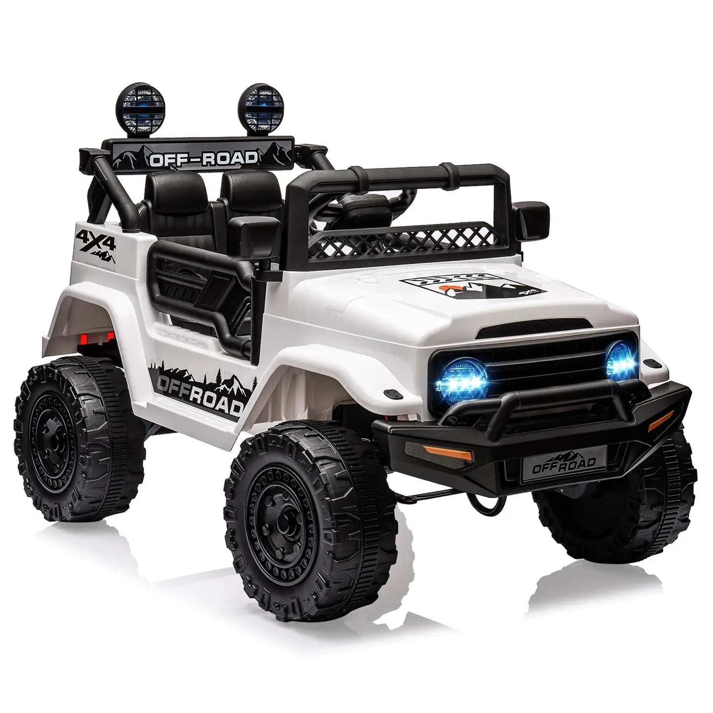 12V Kids Ride On Truck With Remote Control And Bluetooth Led by Beastly Survival Outlet