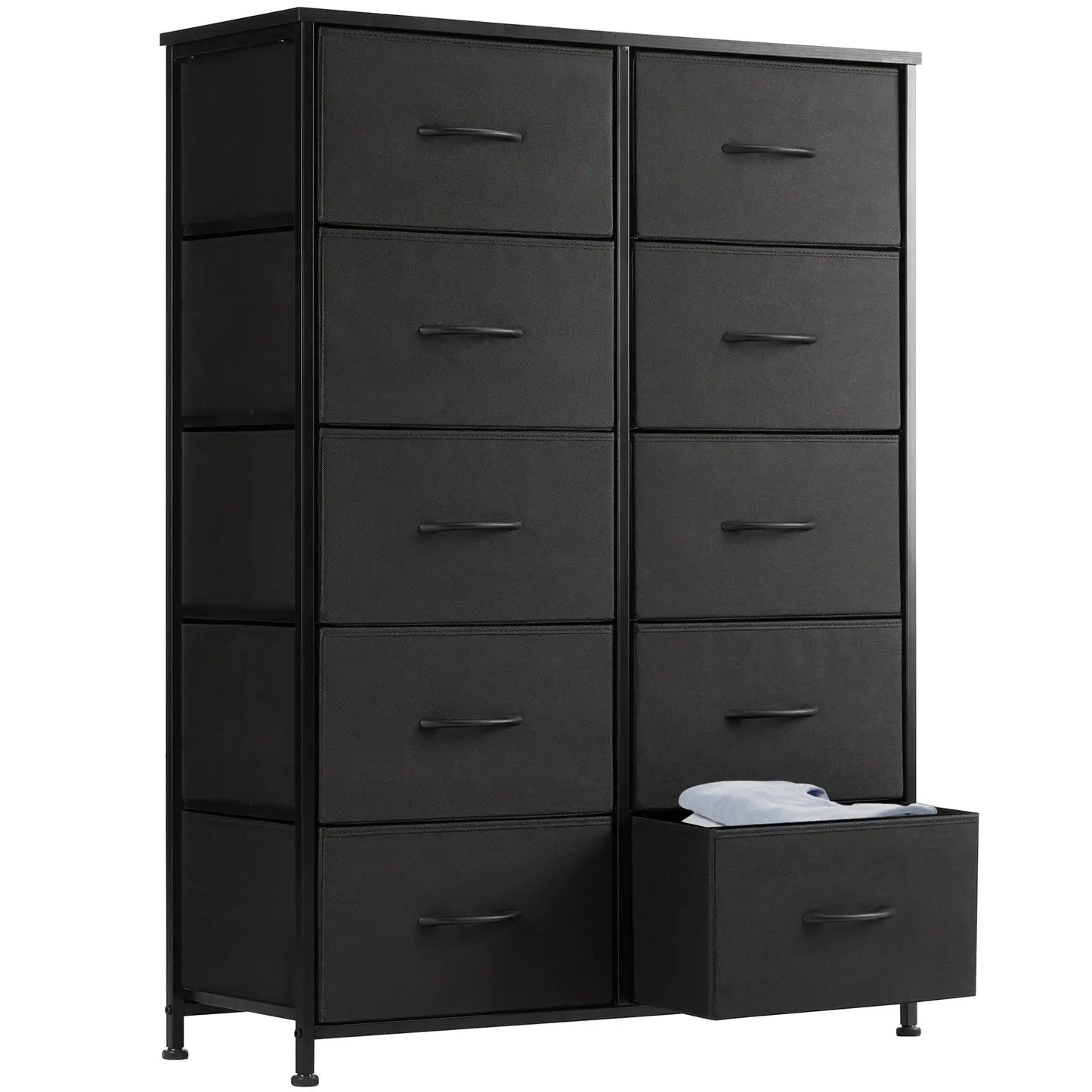 JHK Bedside Table With 10 Drawers For Stylish Home Storage by Beastly Survival Outlet