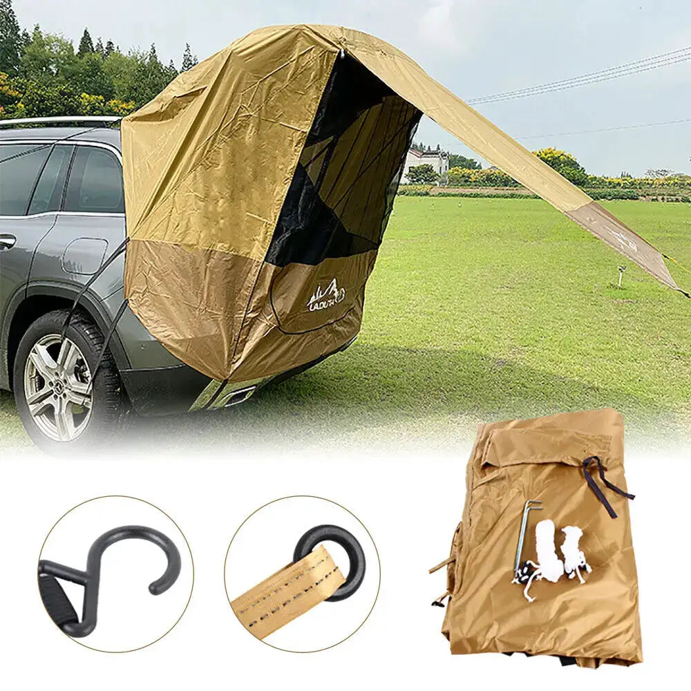 Car Tent SUV Shelter Awning Outdoor Canopy for Camping Trips by Beastly Survival Outlet