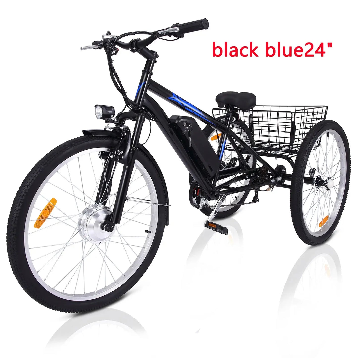 Three Wheel Electric Tricycle for Adults 350W Fat Tire BikeX by Beastly Survival Outlet