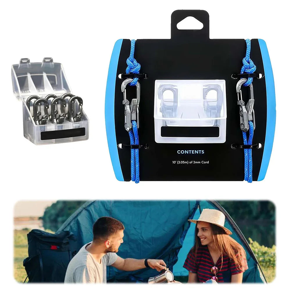 Stainless Steel Rope Tension Adjuster With Six Hooks