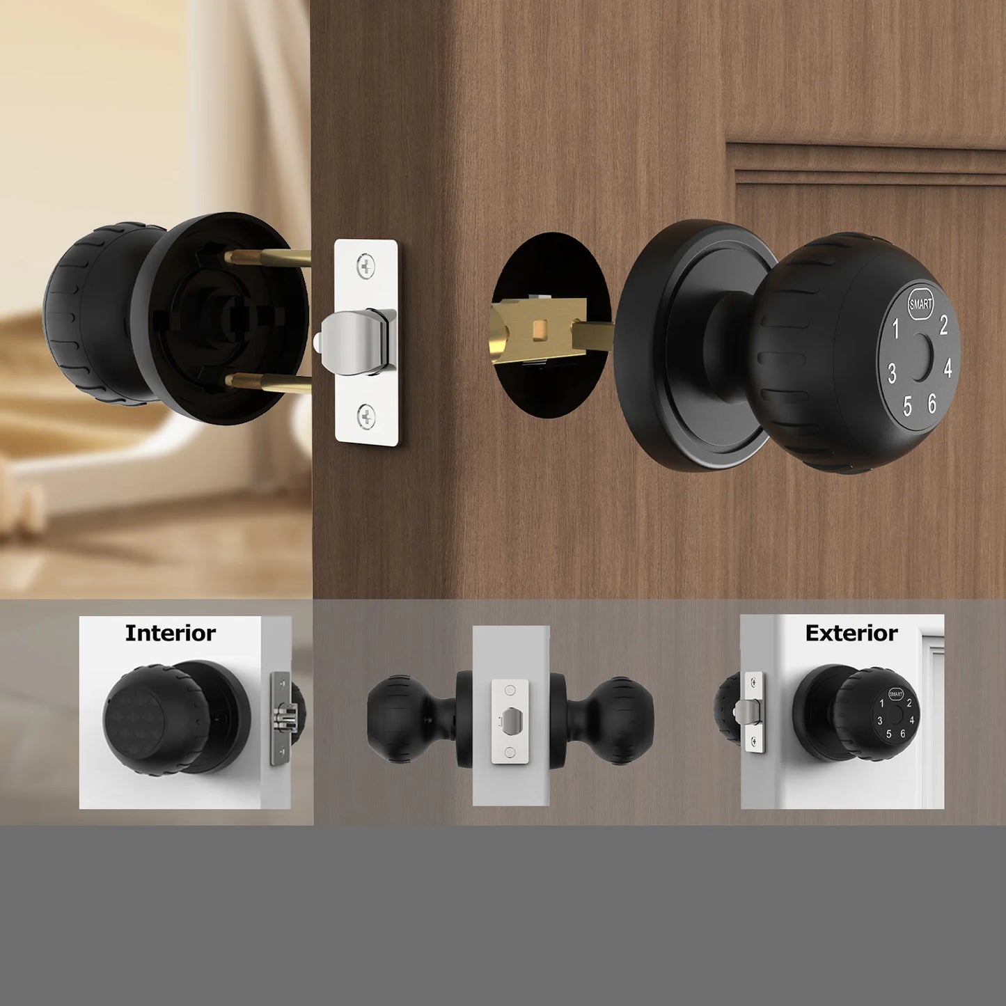 Viladepot Smart Lock Fingerprint Door Lock With App Control