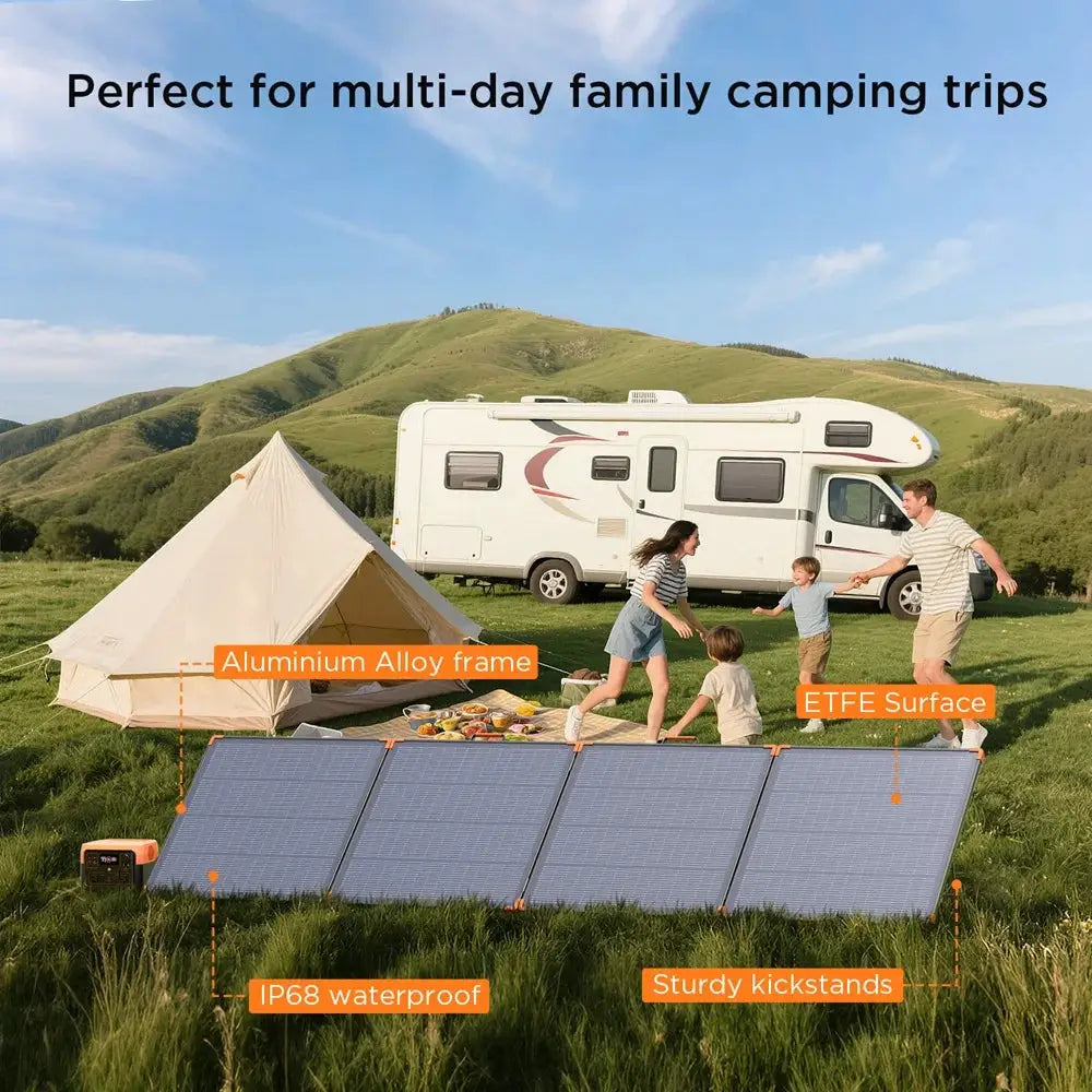 ZOUPW 400W Portable Solar Panel N Type 16BB Highly Efficient by Beastly Survival Outlet