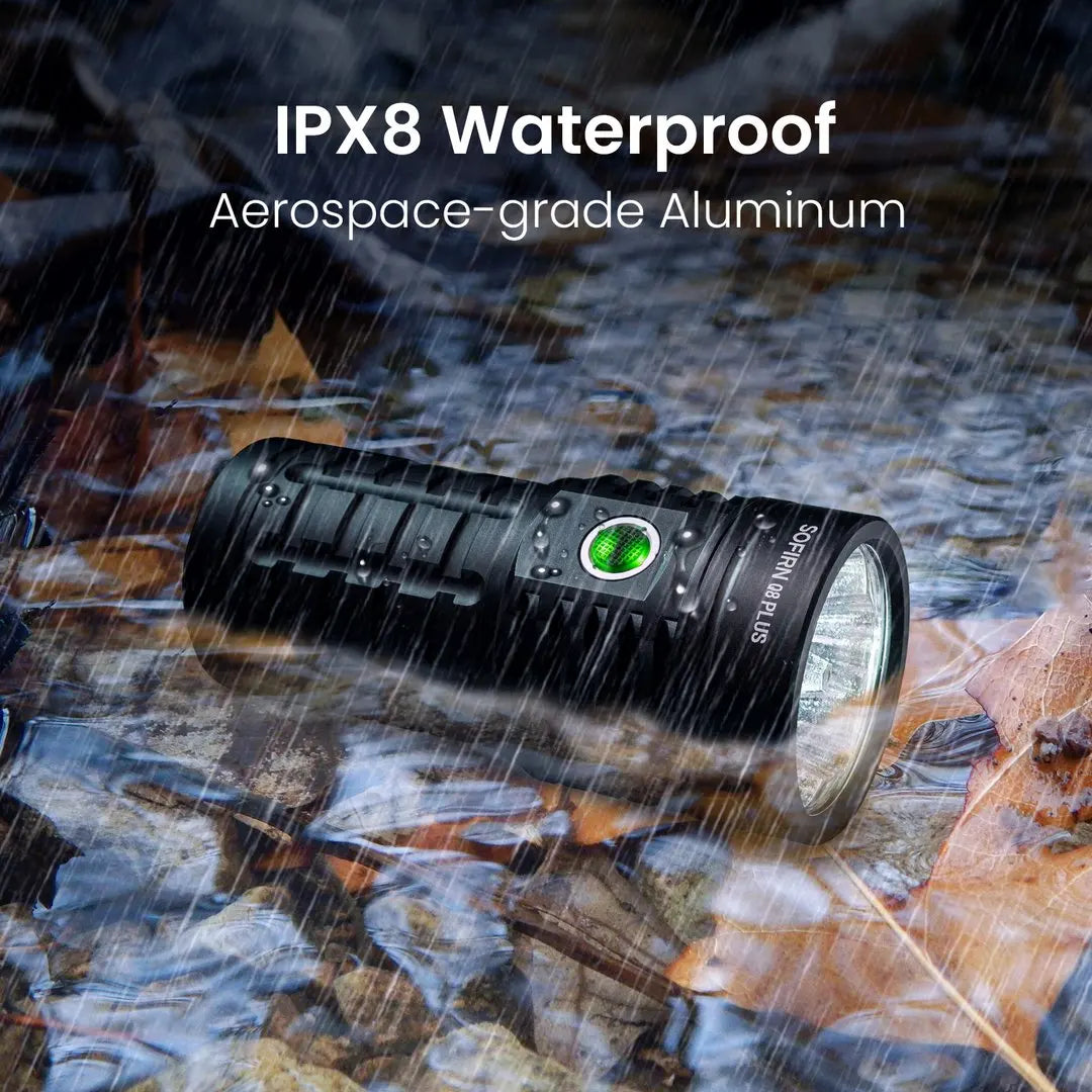 Sofirn Q8 Plus 16000lm USB Rechargeable LED Flashlight 21700