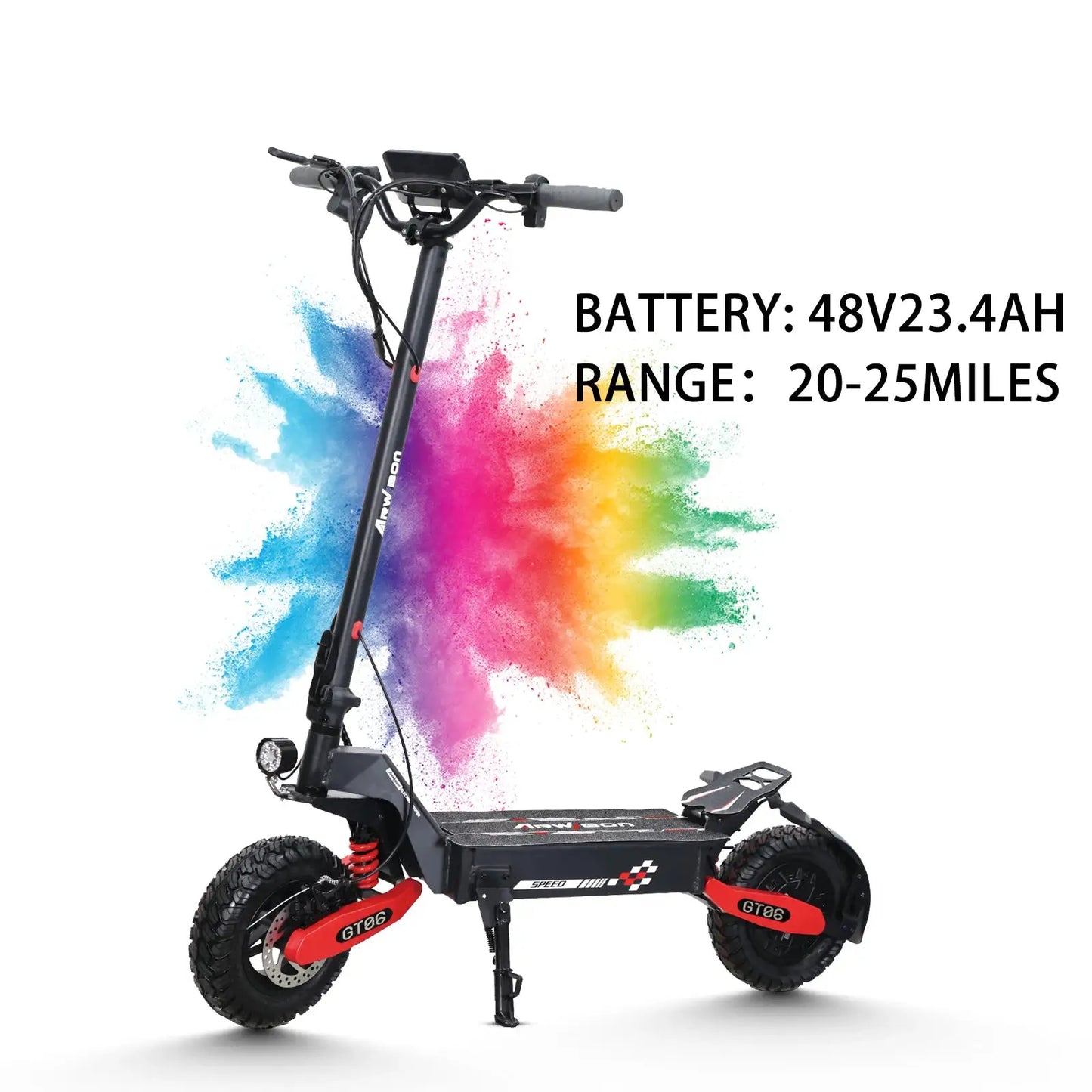 Arwibon GT06 1200W Foldable Electric Scooter For Adults Pro by Beastly Survival Outlet