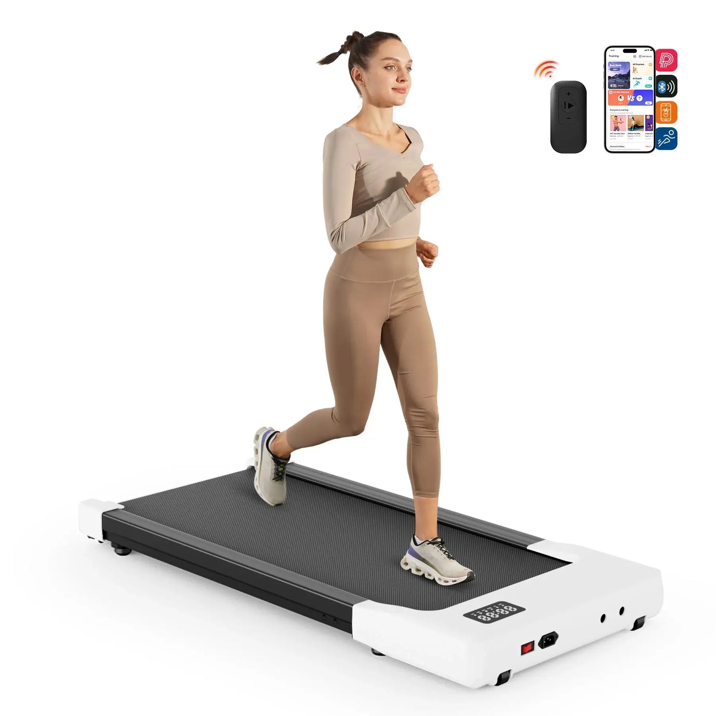 Walking Pad Under Desk Treadmill 2 In 1 With Remote Display by Beastly Survival Outlet