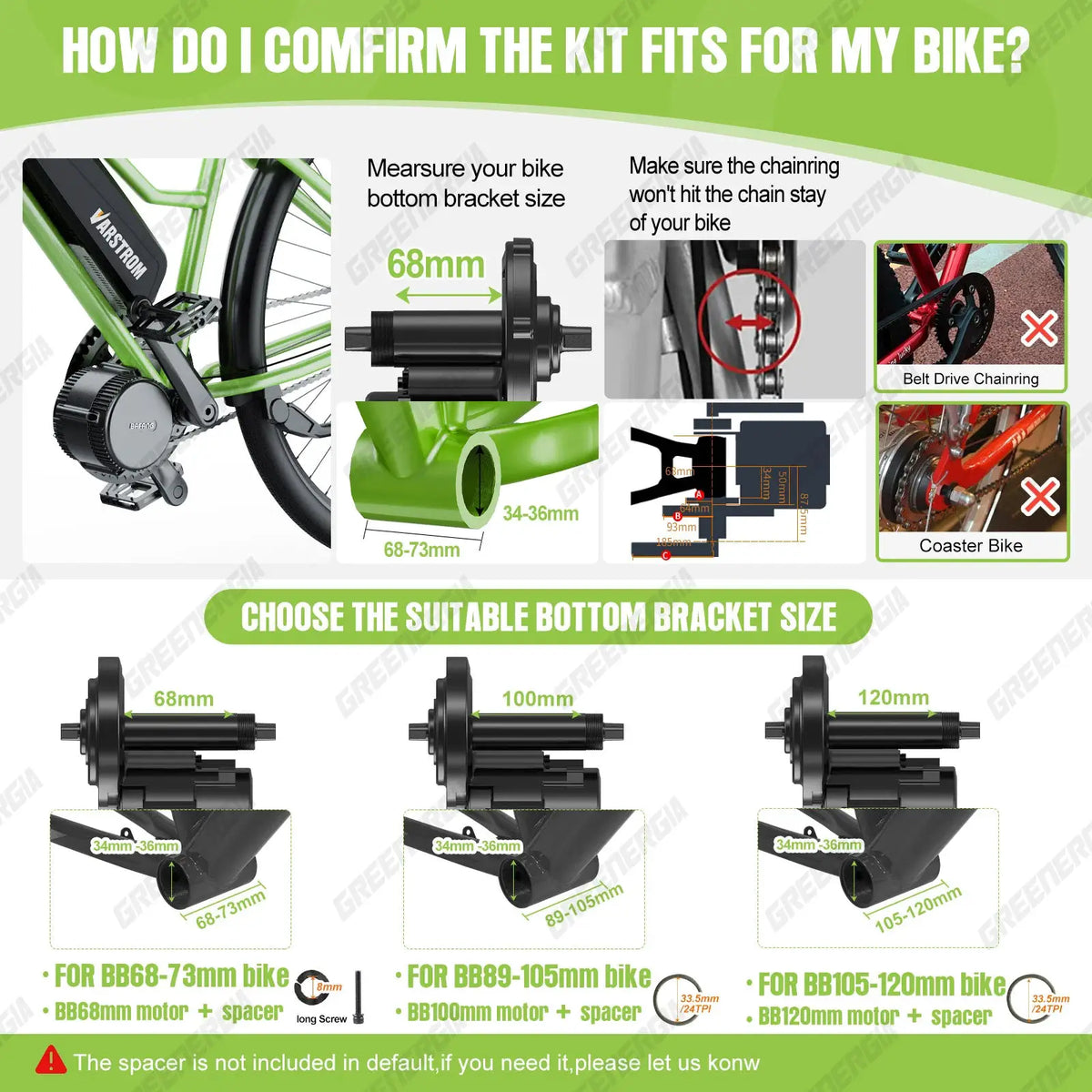 Bafang 750W 48V Motor Kit Complete Set Electric Bike Middle Drive 8fun BBS02 BBS02B EBike Conversion Kit Central Bicycle Engine by Beastly Survival Outlet