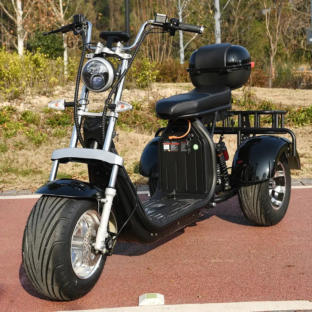 3 Wheel City Road Electric Scooter For Adults 3 Wheel Bikes 3000W Motor Top Speed 25 Miles 20AH 60V Electric Motorcycle by Beastly Survival Outlet