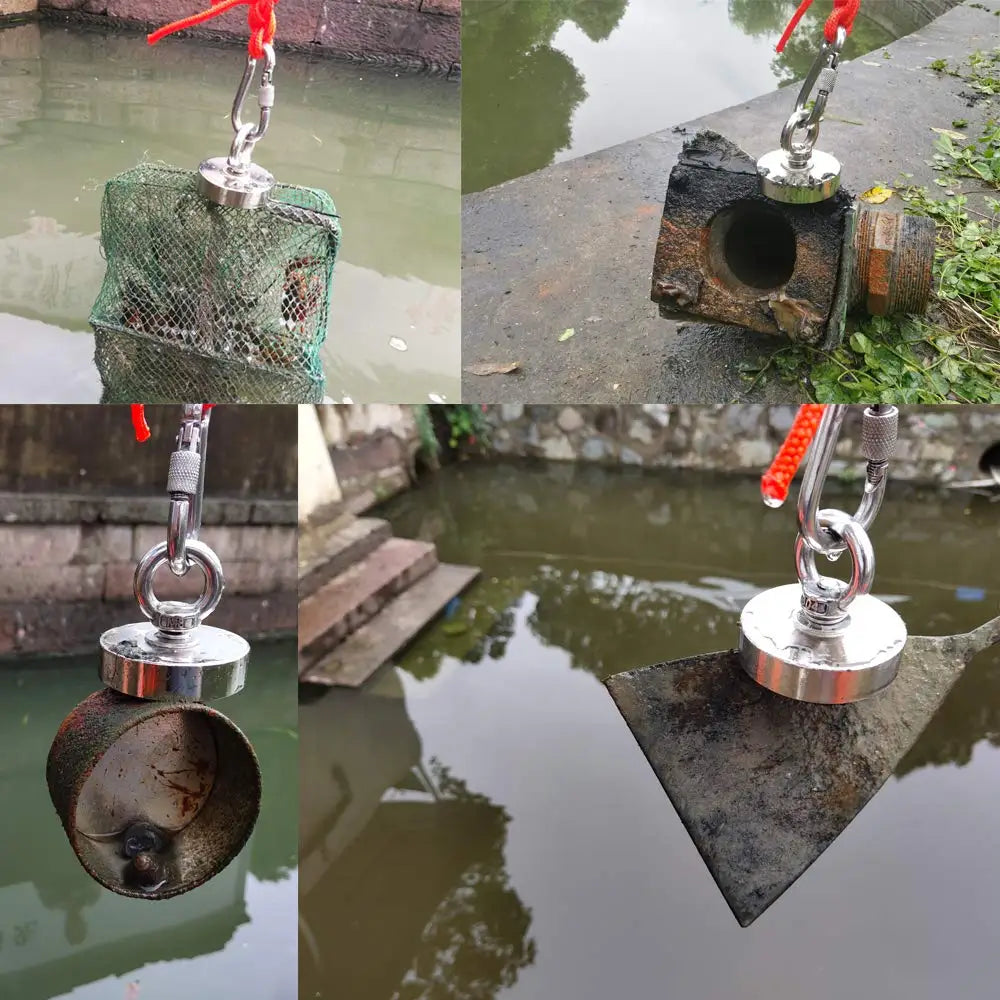 New Retrieval Neodymium Magnet Kit Grappling Hook N52 Rope