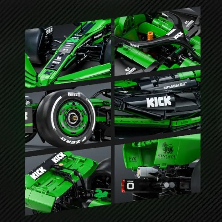 C64010W Kick Sauber F1 Team C44 Racing Building Sets 1 8 Model