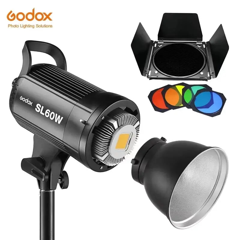 Godox SL60W LED Video Light SL-60W 5600K White Version Video Light Continuous Light Bowens Mount for Studio Video Recording by Beastly Survival Outlet