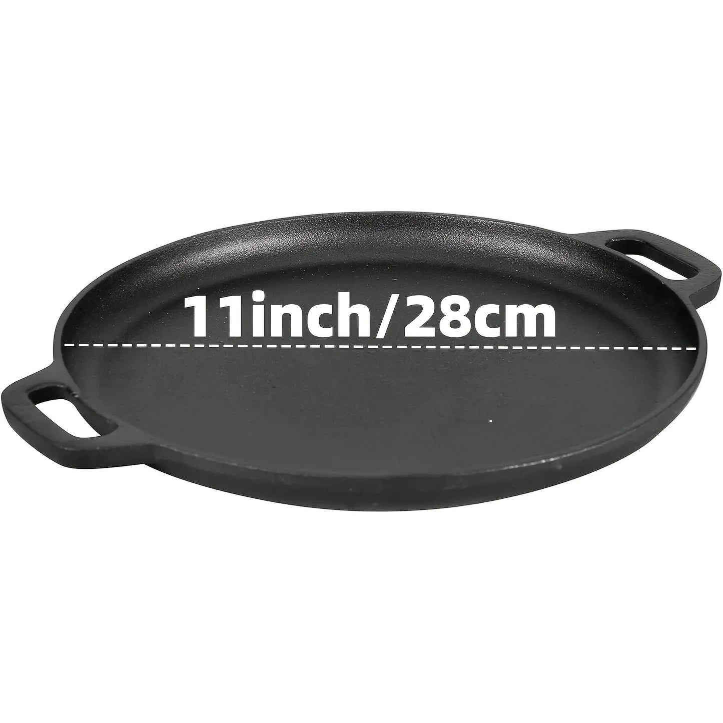 Cast Iron Skillet Set 6 8 10 Inch Preseasoned Heavy Duty Pan by Beastly Survival Outlet