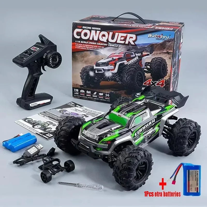 WLtoys 1 To 16 Scale Large RC Car 50kmh High Speed 4WD Truck
