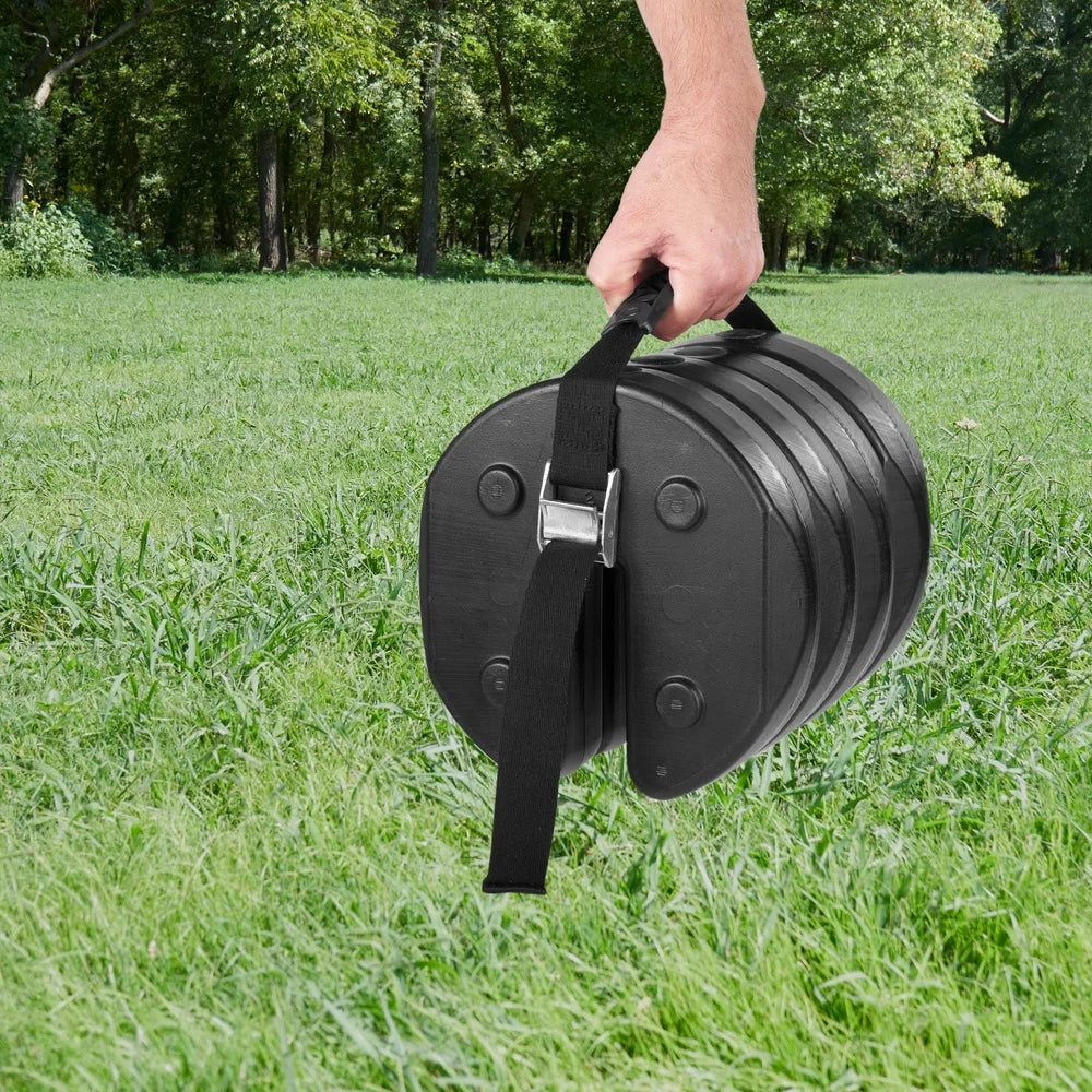 30 Lb Canopy Weight Set With Interlocking Tent Weights