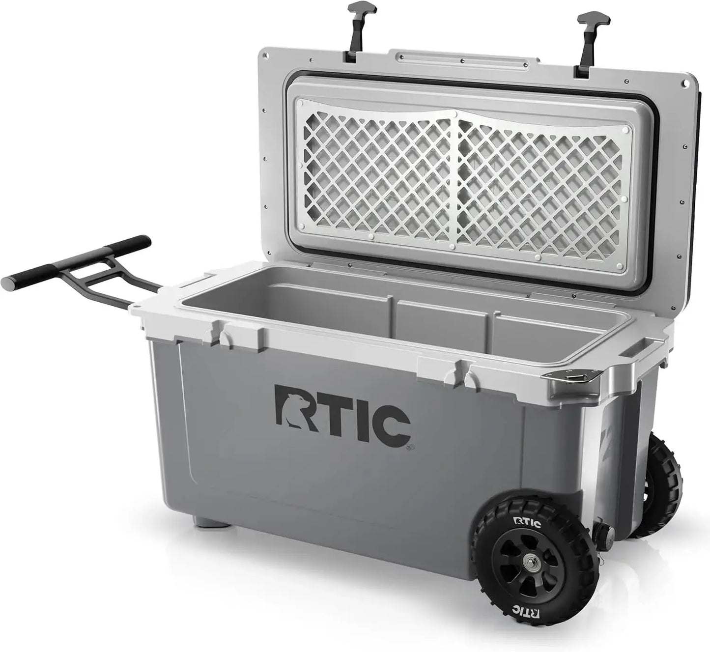 72 Quart Ultra Light Wheeled Cooler Insulated Ice Chest by Beastly Survival Outlet