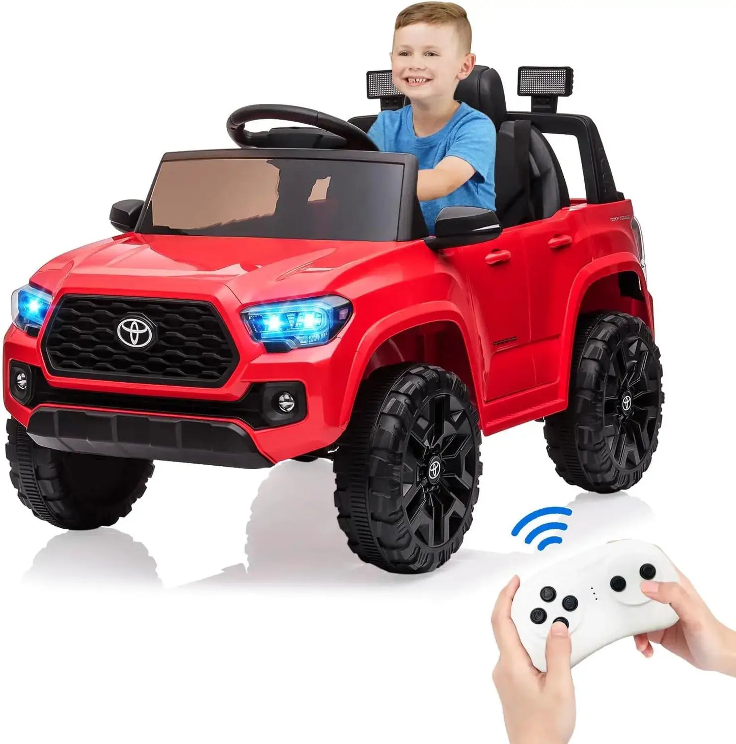 12V Kids Ride On Truck With Remote LED Lights 3 Speeds Ultra by Beastly Survival Outlet
