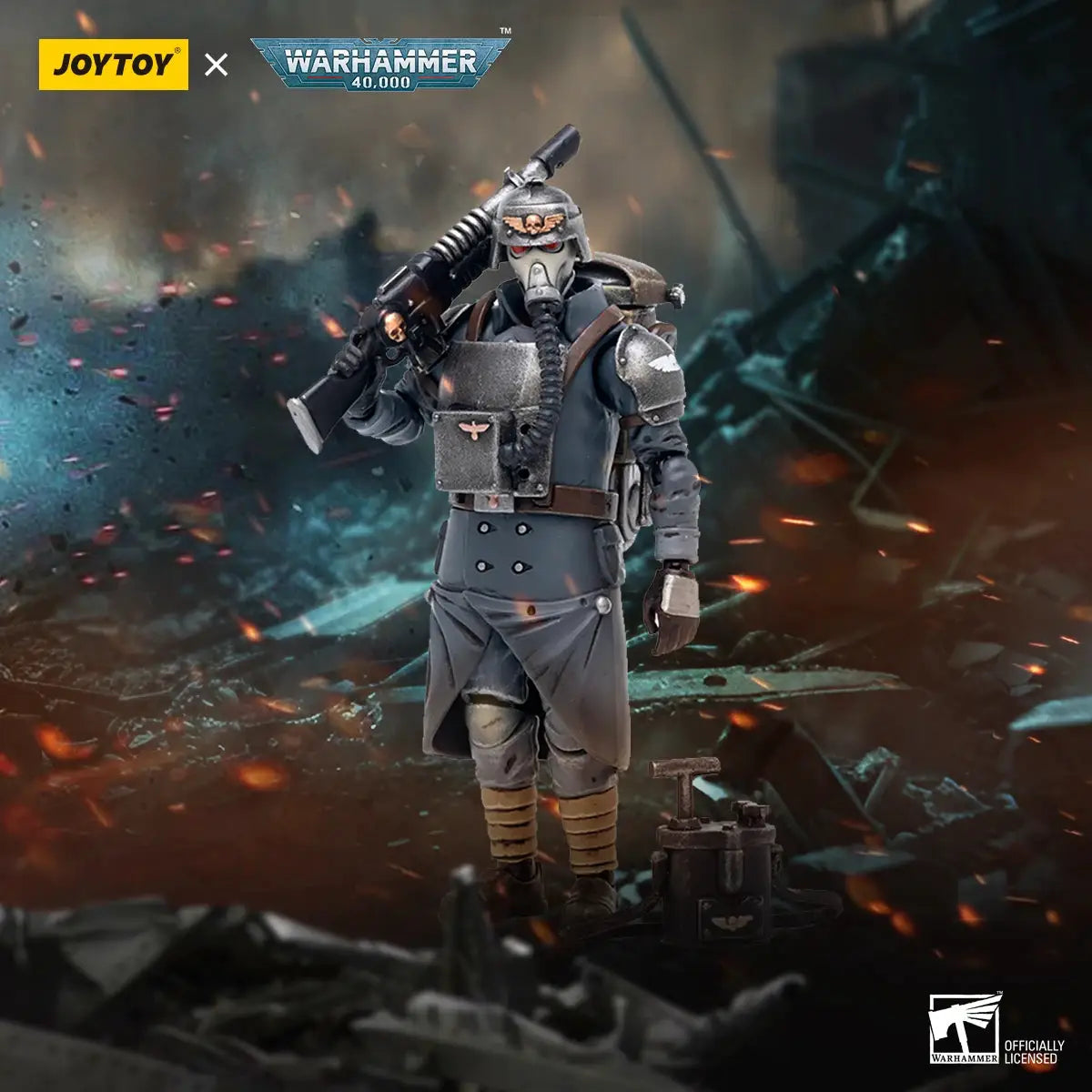 JOYTOY Warhammer 40K Astra Militarum Death Korps Action Figure by Beastly Survival Outlet