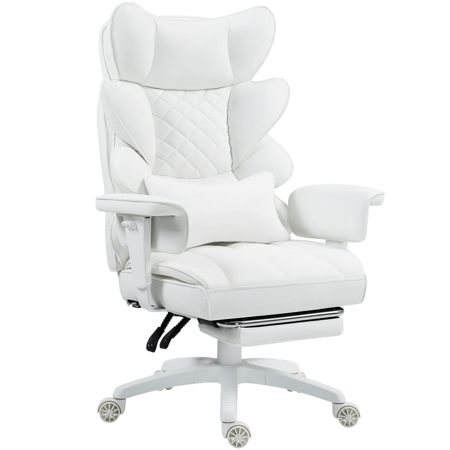 Dowinx Big and Tall Office Chair with Lumbar Support and Cushion