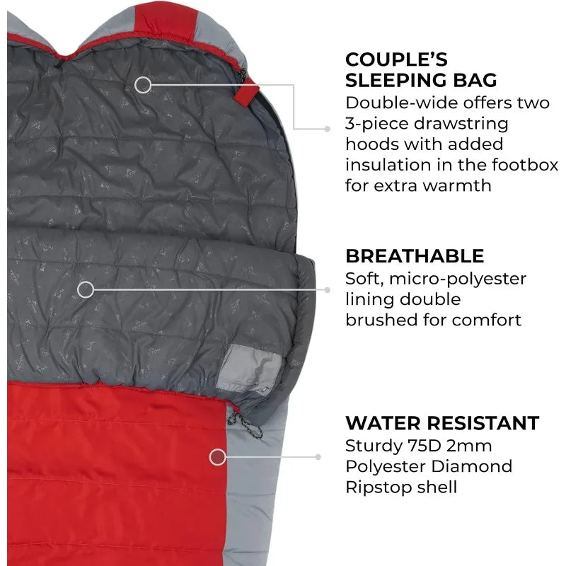 Teton 20F and 5F Degree Lightweight Mummy Sleeping Bags