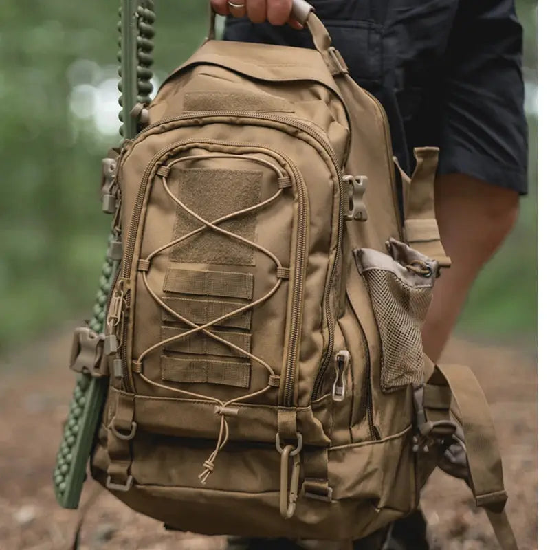 LQARMY 65L Outdoor Tactical Backpack Men's Outdoor Hiking Bag Large Capacity Military Army Bags Travelling Camping Rucksack by Beastly Survival Outlet