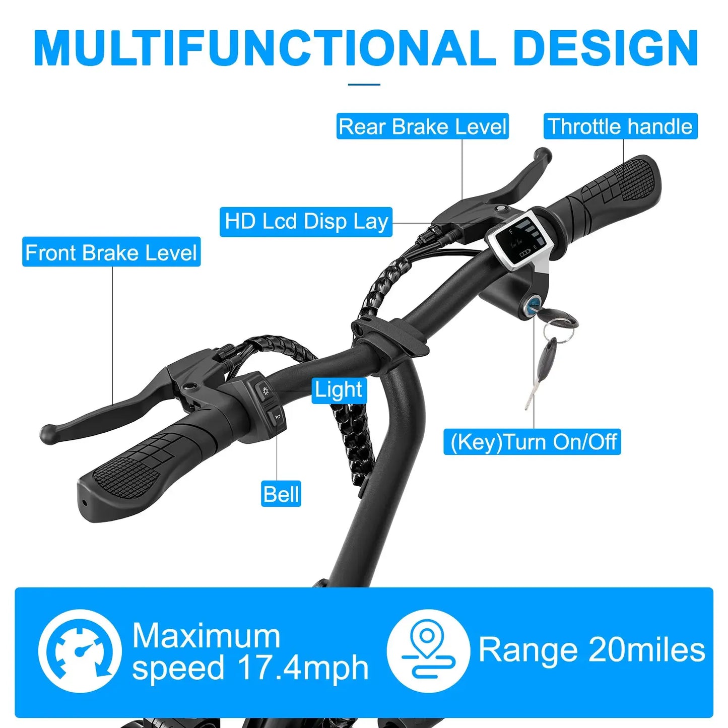 Electric Scooter with Seat for Adult,36V Electric Scooter with 500W Motor,20 Mile Range,17.4mph,e Scooters with Adjustable Seat by Beastly Survival Outlet
