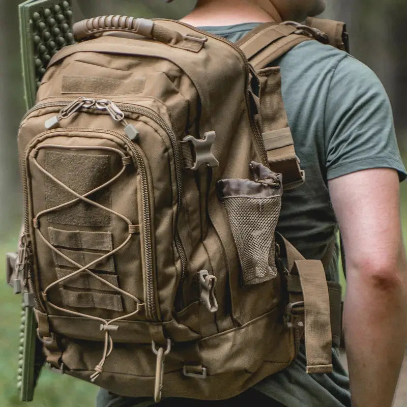 LQARMY 65L Outdoor Tactical Backpack Men's Outdoor Hiking Bag Large Capacity Military Army Bags Travelling Camping Rucksack by Beastly Survival Outlet