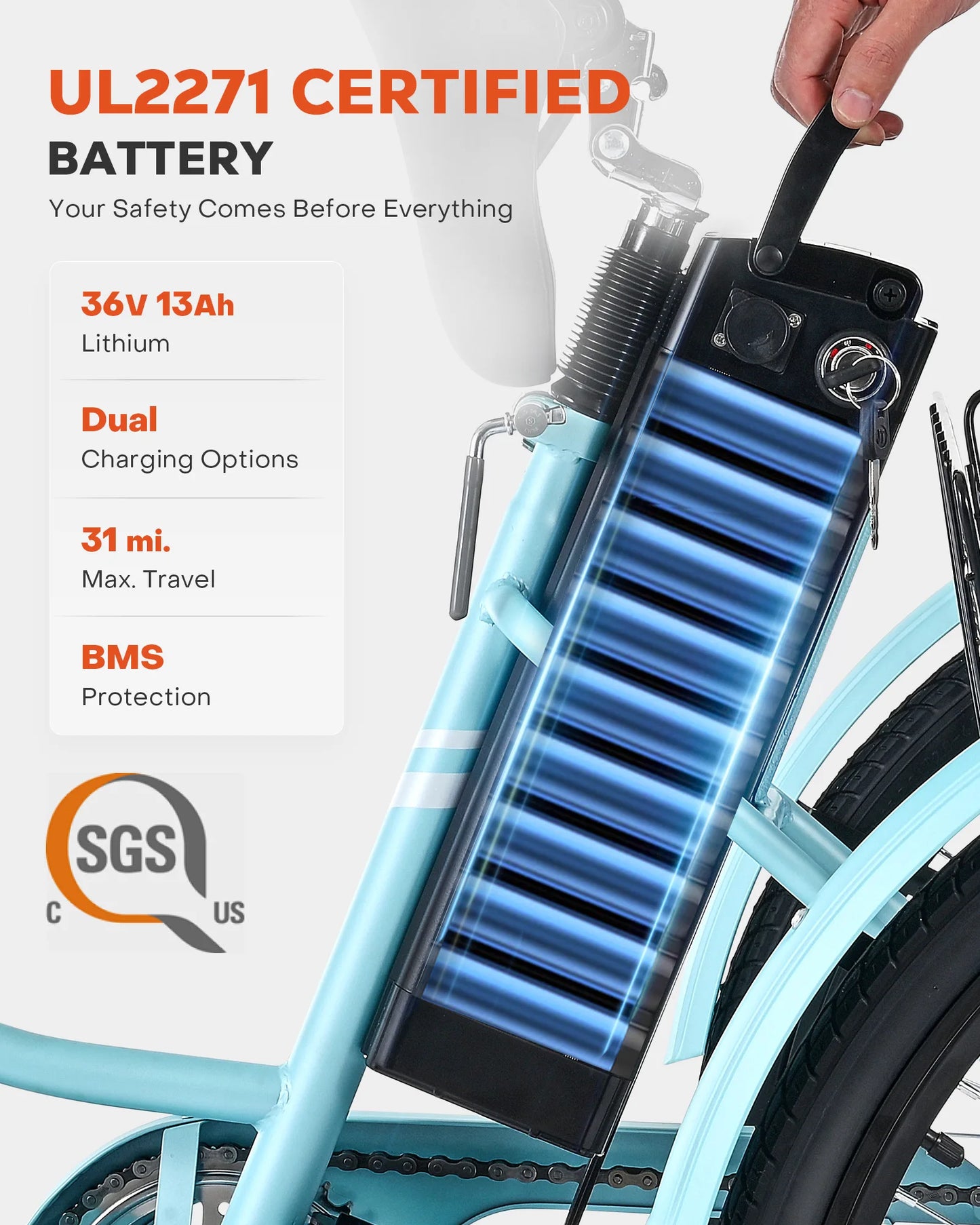 Electric Tricycle for Adults 24 26 Inch Wheels 250W Motor