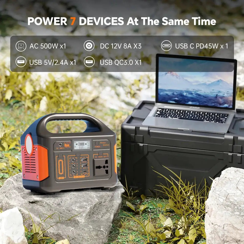Gaiaray Portable Power Station 460Wh LiFePO4 110V AC USB Pro by Beastly Survival Outlet