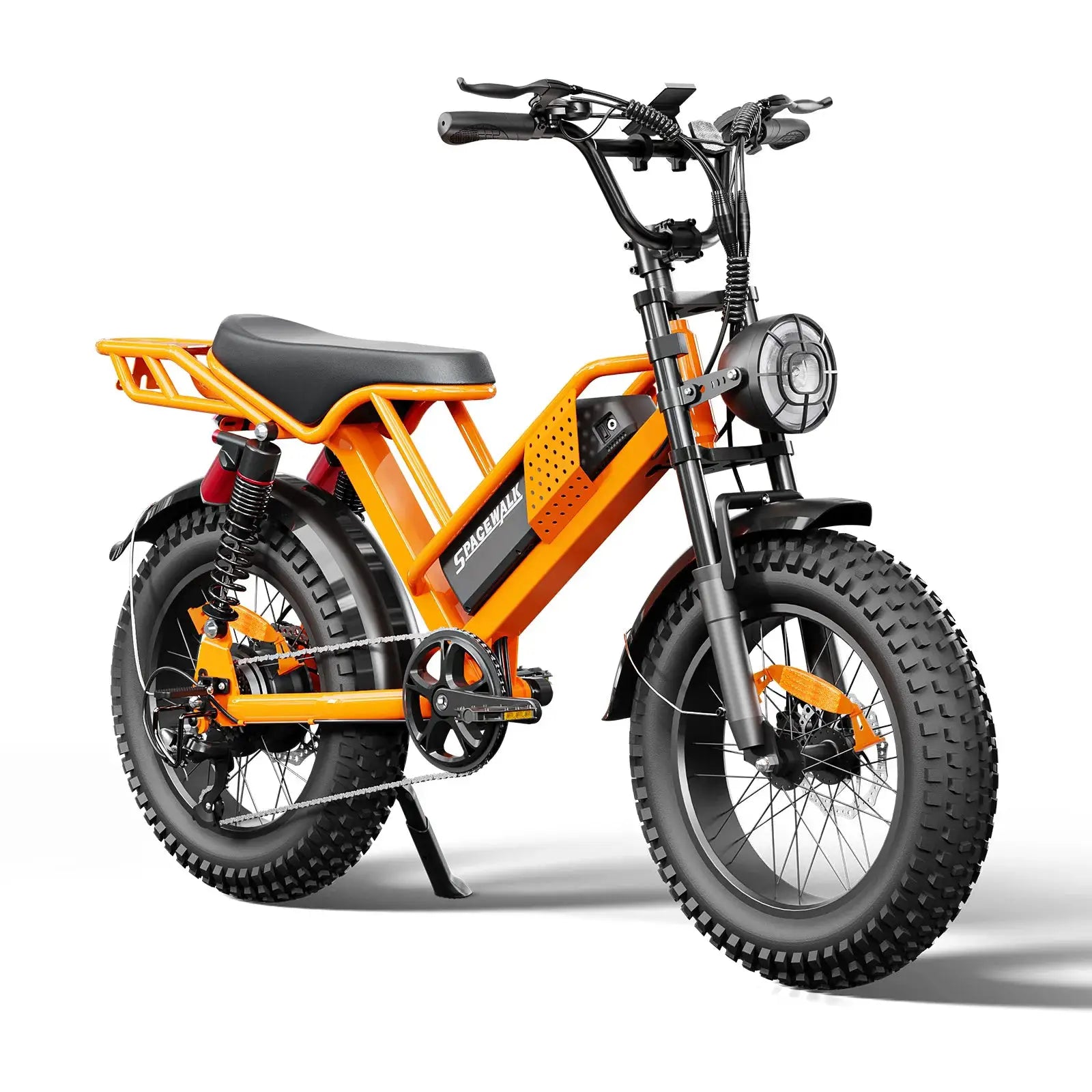 Spacewalk 2000W Electric Dirt Bike for Adults 20×4.0 Fat Tire Electric Bike UL Certified 720Wh Battery 70 Miles Long Range Off Road Mountain E-Bike Full Suspension Electric Bicycle by Beastly Survival Outlet