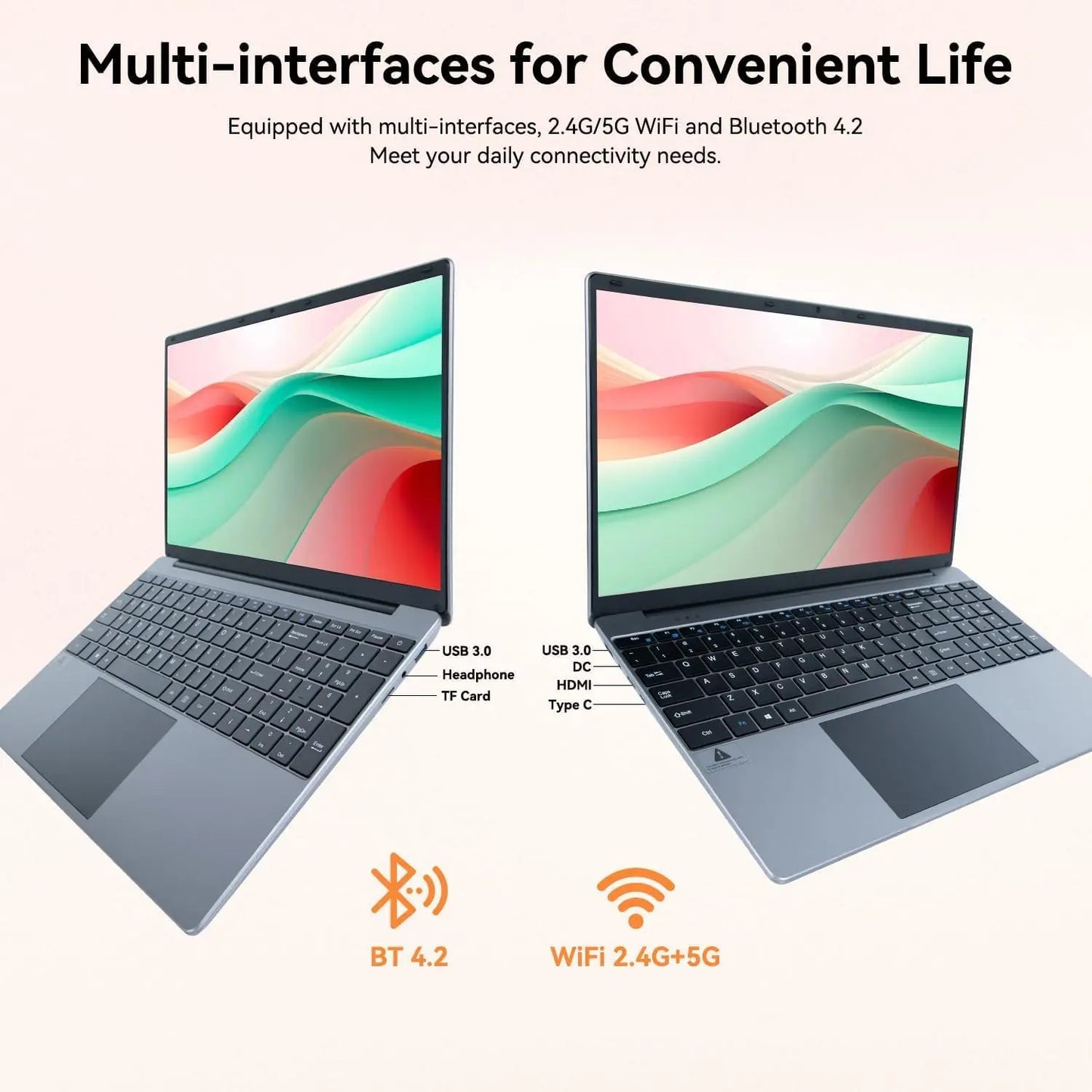 15.6 Inch Windows 11 Laptop 16GB RAM 512GB SSD Intel Celeron