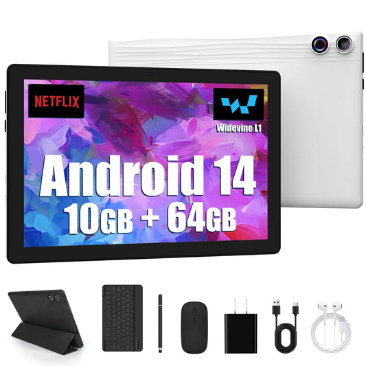 2026 Android 15 Tablet Ten Inch 20GB 64GB Expandable 1TB GMS