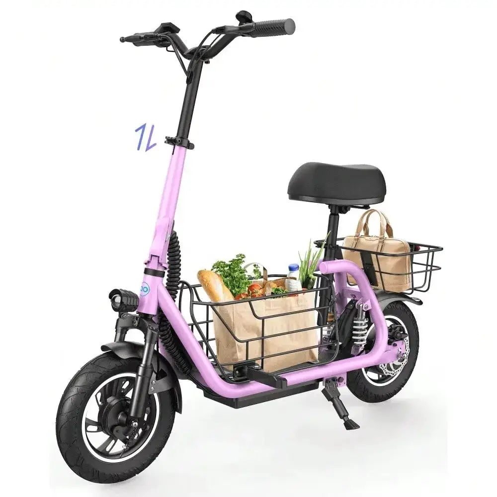 GYROSHOES 550W Pet-Friendly Electric Scooter for Adults with Seat, Dual Shock Absorbers, Front & Rear Pet Baskets, UL2272 Certified, 25-Mile Range, 18.6 MPH Commuter Scooter for Small Dogs & Errands by Beastly Survival Outlet GYROSHOES 550W Pet-Friendly Electric Scooter for Adults with Seat, Dual Shock Absorbers, Front & Rear Pet Baskets, UL2272 Certified, 25-Mile Range, 18.6 MPH Commuter Scooter for Small Dogs & Errands Beastly Survival Outlet