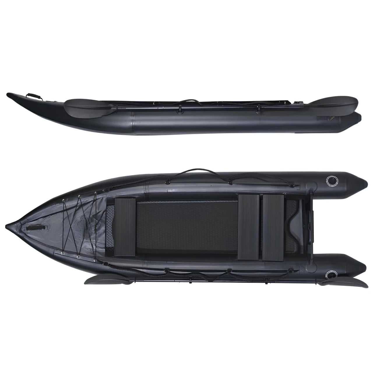 Ikuby 2 Person Inflatable Fishing Kayak PVC 130x43x11.8