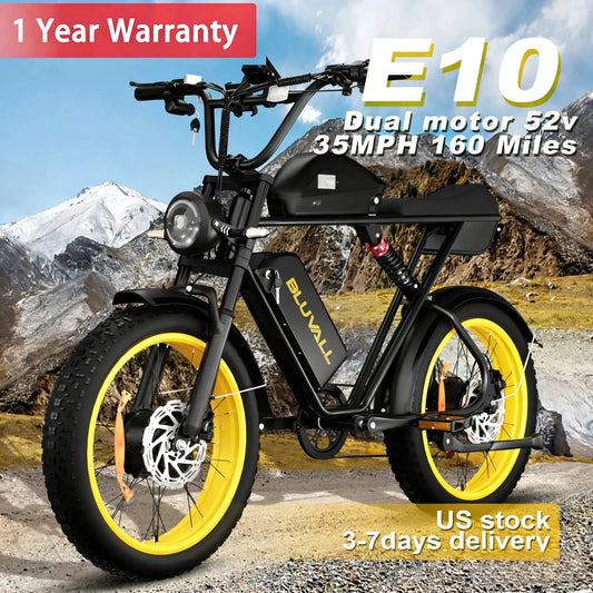 Moobelo 2000W Fat Tire Ebike With Removable 52V Battery Pack by Beastly Survival Outlet