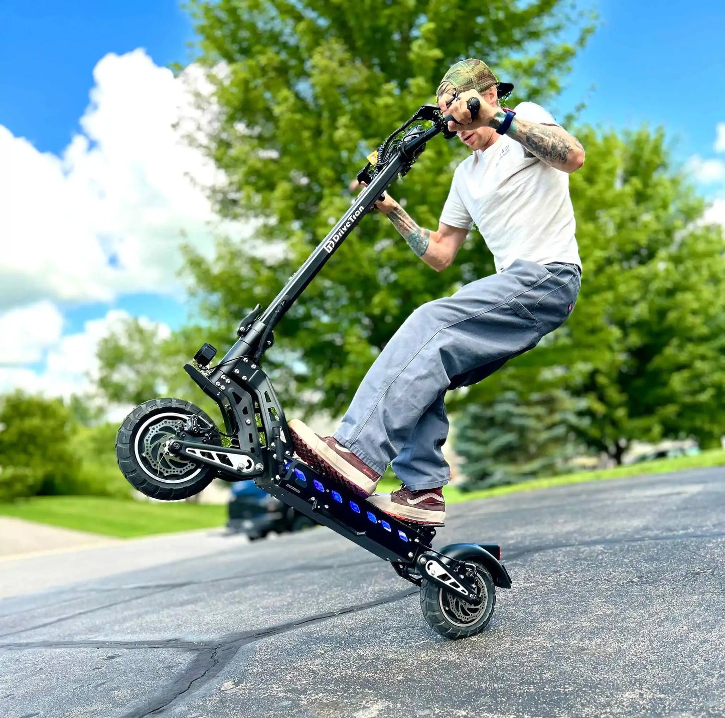 Dual Motor Off Road Electric ScooterPro For Adults 70KmH 52V by Beastly Survival Outlet