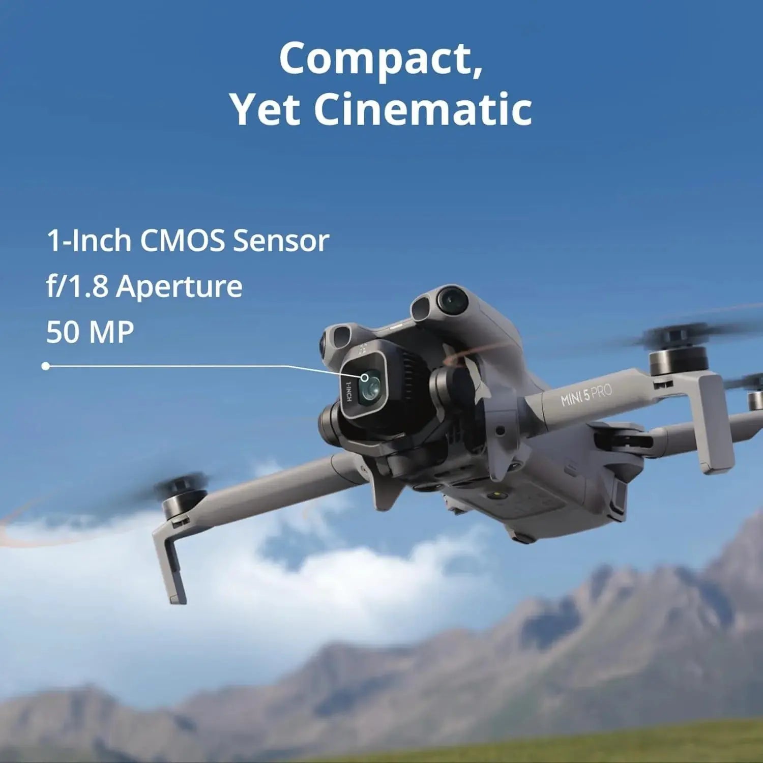 DJI Mini 5 Pro Combo Plus (RC 2 Included), 4K Aerial Camera Drone with 1-Inch CMOS, Omnidirectional Obstacle Sensing, Smart Tracking by Beastly Survival Outlet