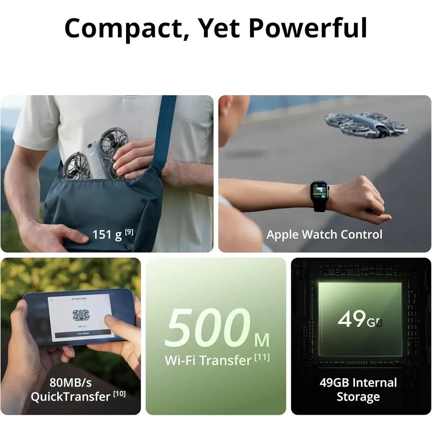 DJI Neo 2 Fly More Combo w/ RC-N3, 4K Camera Drone for Beginners, Stable Digital Transmission, 3 Batteries by Beastly Survival Outlet
