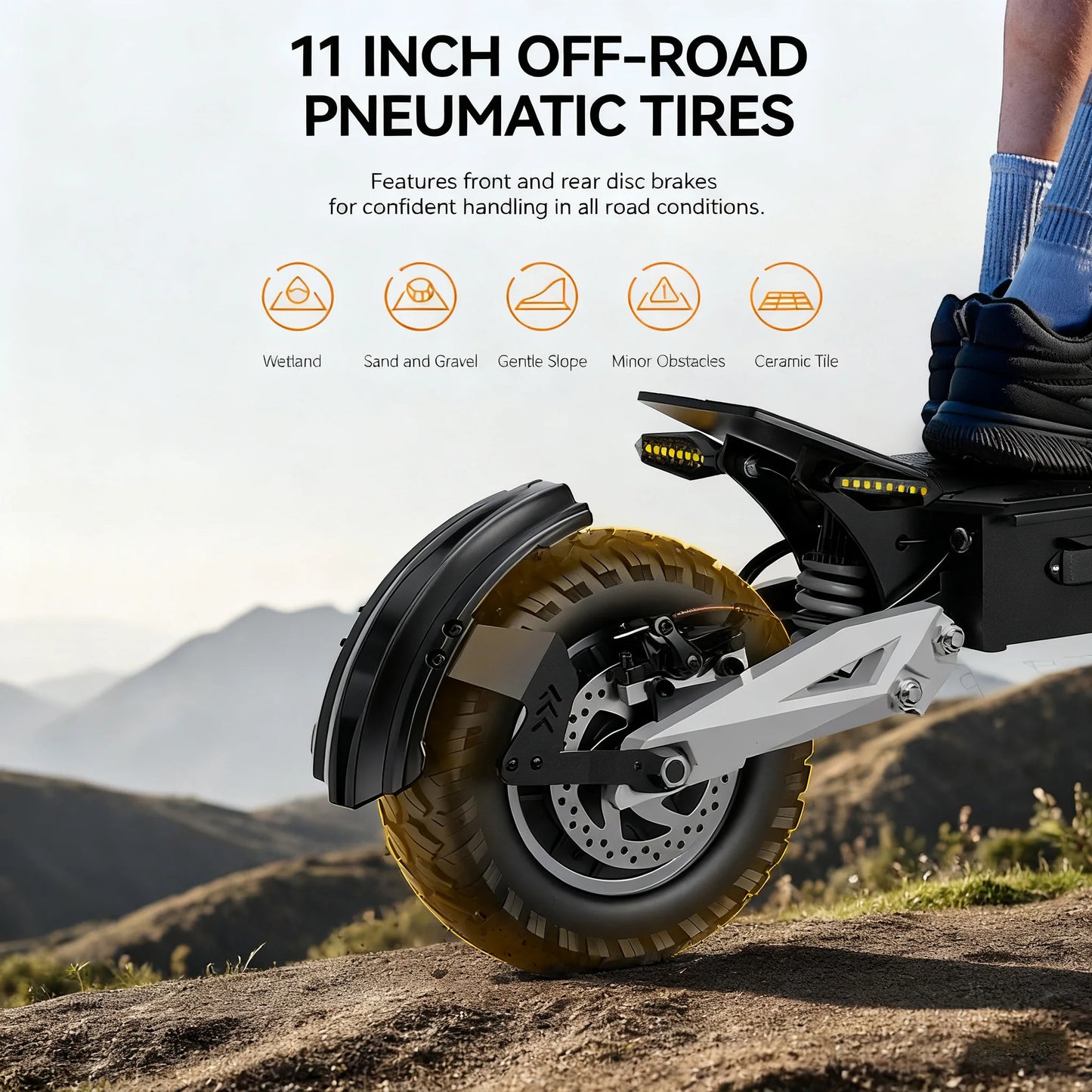 OOTD T10 Electric Scooter 900W Peak Power 31mph Foldable Pro