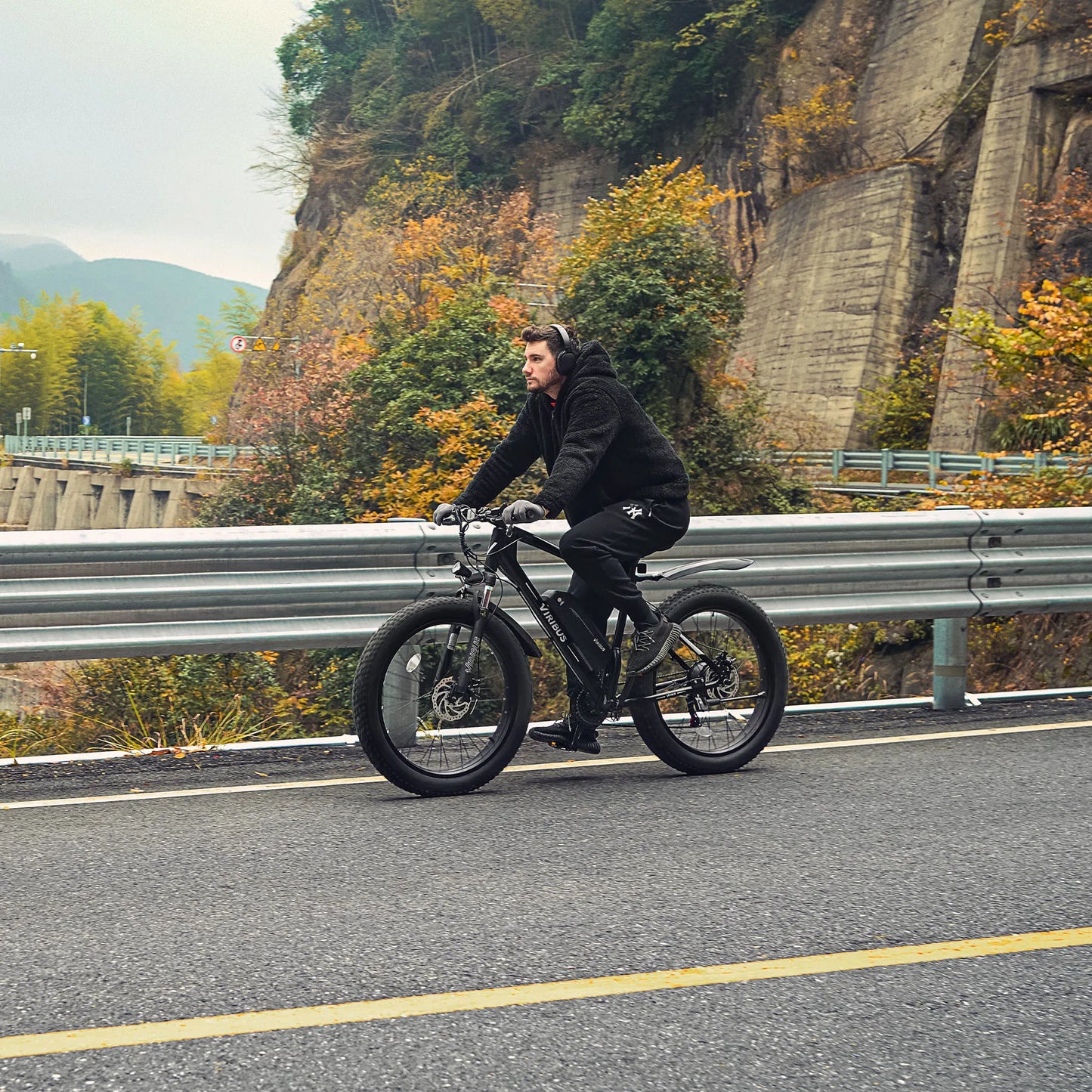 500W Fat Tire Electric Bike 48V 21 Speed for Adults 26 Inch