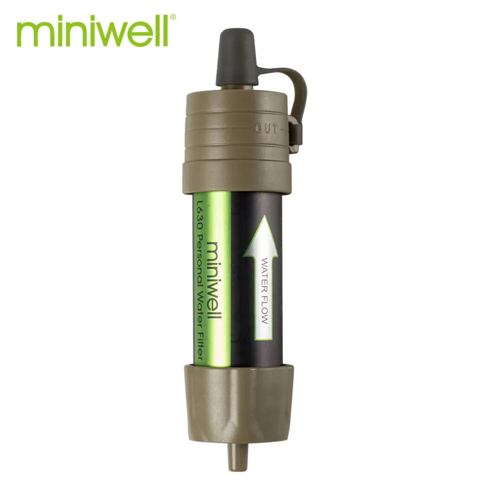 Miniwell L630 Personal Camping Water Filter Straw Survival