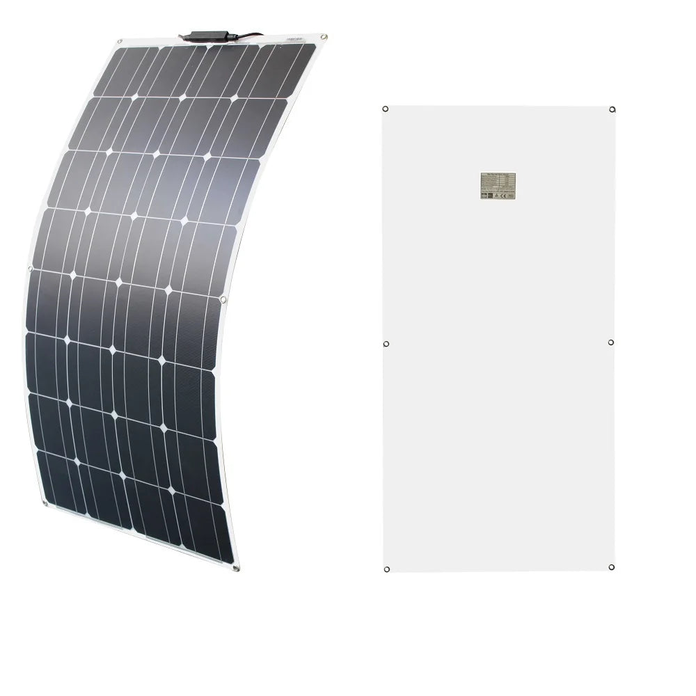 DGSUNLIGHT 100W Flexible Monocrystalline Solar Panel 12V 18V