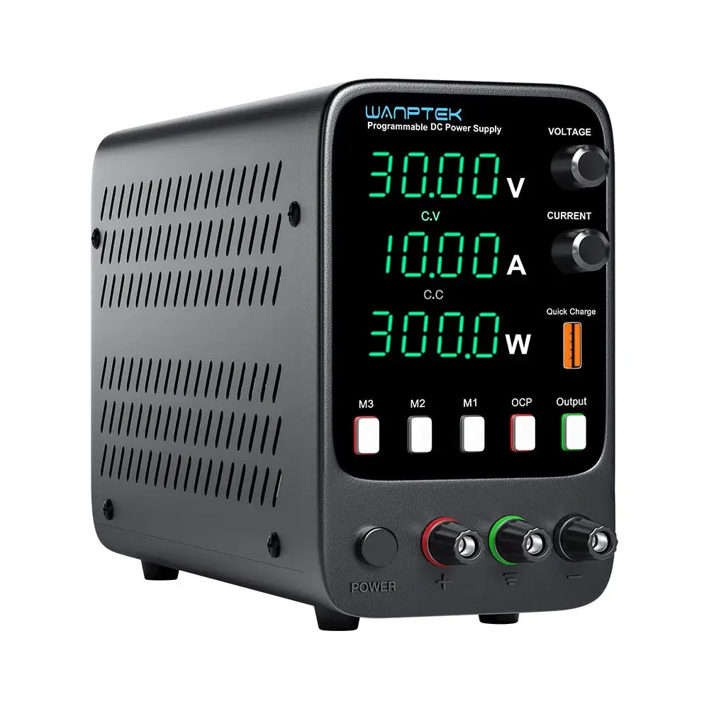 Wanptek Adjustable DC Power Supply 30V 10A Lab Bench ProUnit by Beastly Survival Outlet