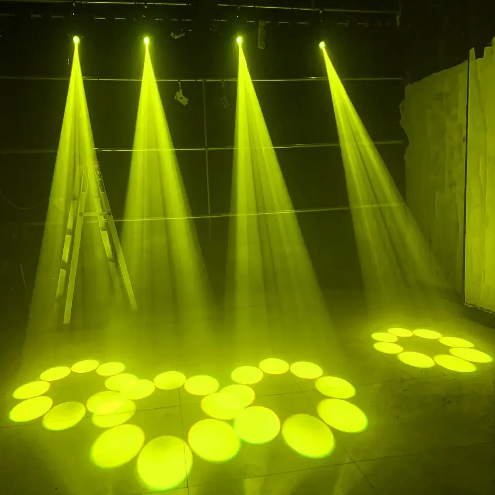 2PCS mini LED Moving head Light 120W Beam Spot 8 Rotating Prisms DJ Dmx Bar Strobe Stage Effect by Beastly Survival Outlet