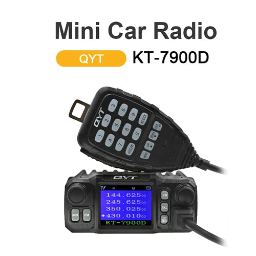 QYT KT7900D 25W Quad Band Mobile Radio 144 220 350 440MHz