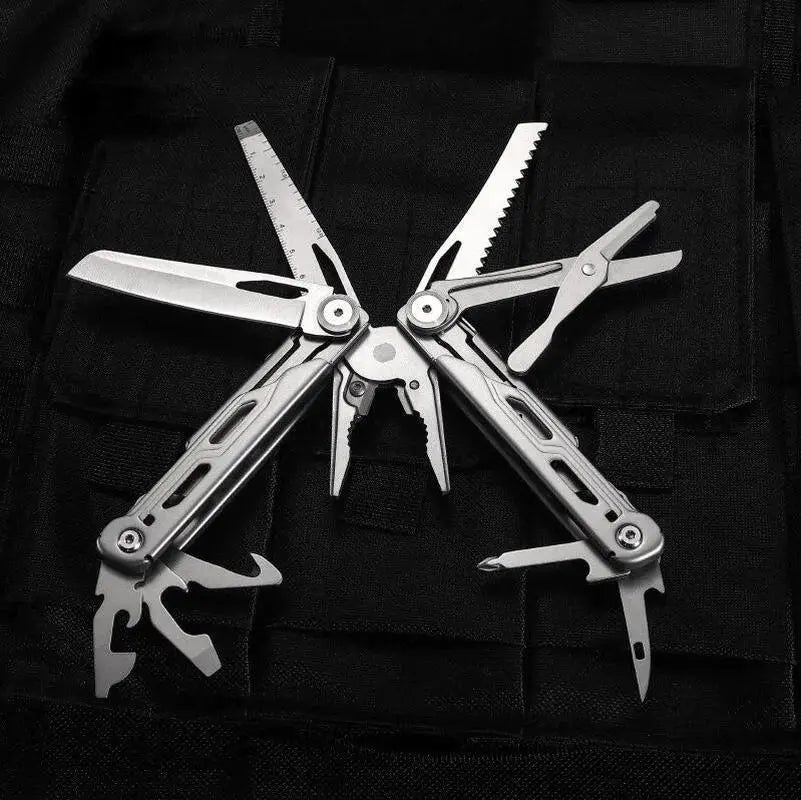 Daicamping DL10 Emergency Plier Folding Knife Multitool Tactical Clamp Combination Survival Gear Clip Multifunctional Multi Tool by Beastly Survival Outlet