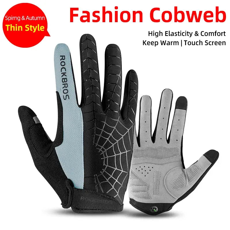 ROCKBROS Cycling Gloves Thermal Autumn Winter Gloves Windproof SBR Touch Screen Bike Gloves Full Finger Shockproof Sport Gloves by Beastly Survival Outlet ROCKBROS Cycling Gloves Thermal Autumn Winter Gloves Windproof SBR Touch Screen Bike Gloves Full Finger Shockproof Sport Gloves Beastly Survival Outlet