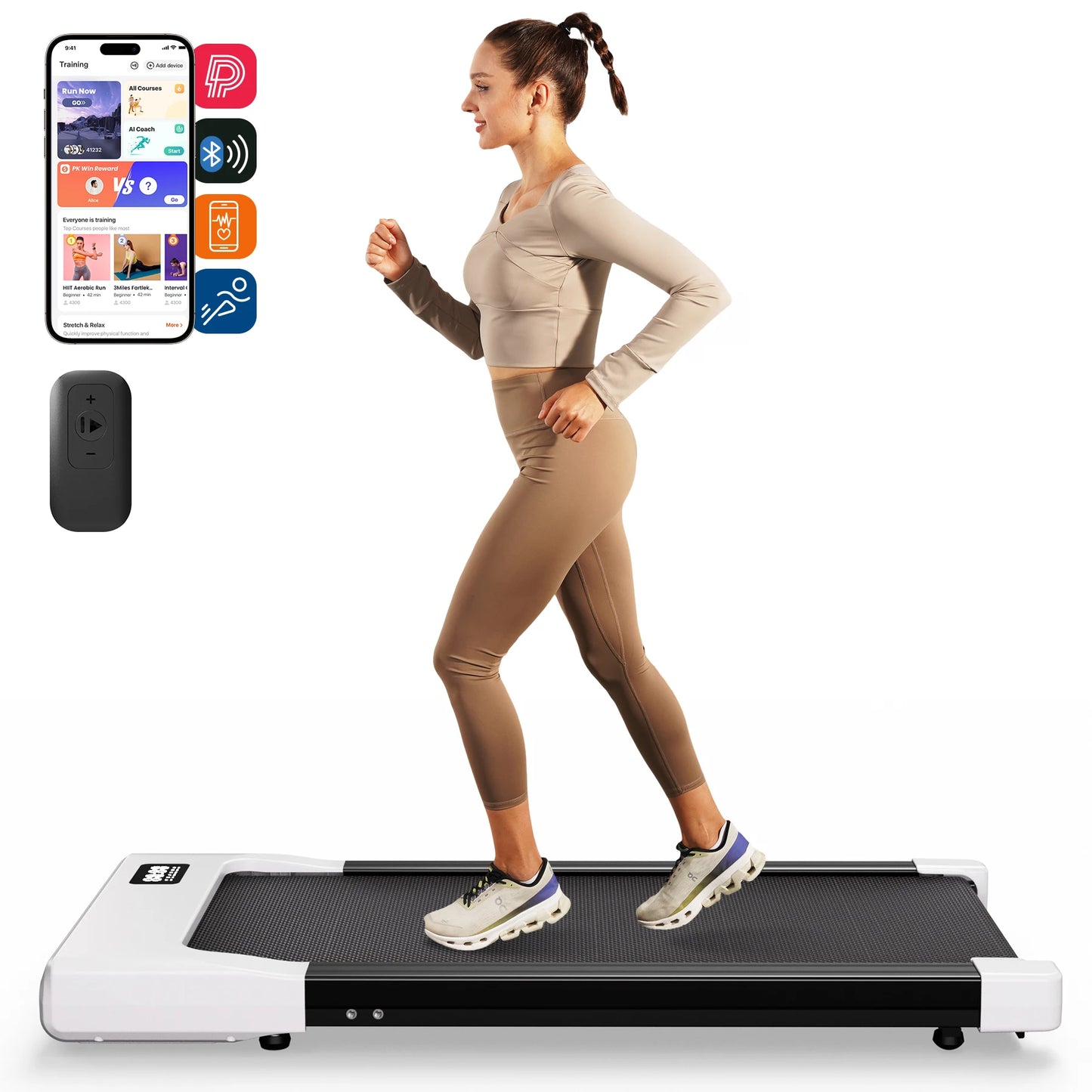 Walking Pad Under Desk Treadmill 2 In 1 With Remote Display