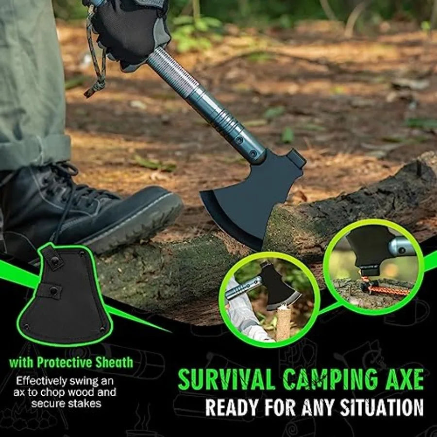 Survival Shovel Camping Axe Multifunctional Tactical Outdoors