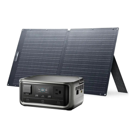 Allpowers P300 256Wh Solar Generator 100W Foldable Panel RVs by Beastly Survival Outlet